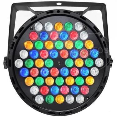 Imagem de Refletor Canhão Led Par 64 Rgbwa 60 Leds De 3w Dmx Strobo Dj - ShowTec