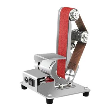 Imagem de Generic Mini Larda de Correia Polishing Machine Substituição Soldição portátil Ferramenta de faca elétrica para trabalhar metal