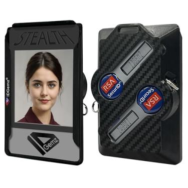 Imagem de IDGemz Porta-crachá para tokens RSA SecurID - comporta até 3 emblemas (comporta 2 fichas)