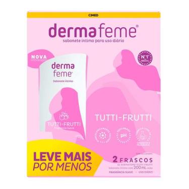Imagem de Sabonete Íntimo Dermafeme Tutti Frutti c/ 2 und 200ml - NAO INFORMADO