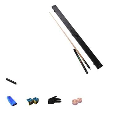 Imagem de Taco de Bilhar Profissional, Feito com Madeira Durável e Design Exclusivo para Jogadores de Alta Performance (Tacos de bilhar e acessórios+ barril box, 9.5mm)