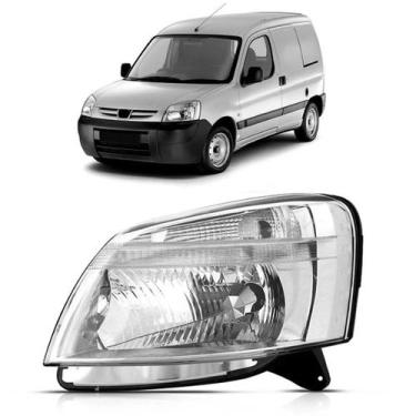 Imagem de Farol Partner 2011 2012 2013 2014 2015 Elétrico C/ Motor - TYC, Esquer