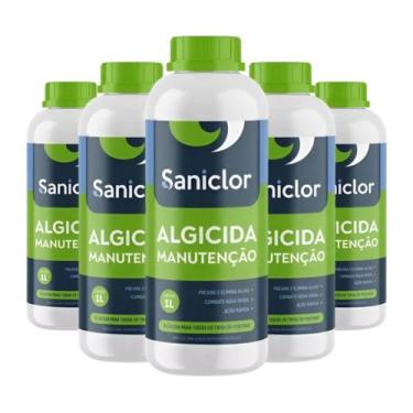Imagem de Kit com 5 saniclor algicida manutenção 1 litro - 001939