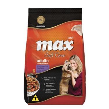 Imagem de Ração Total Max Soft Croc Cães Adultos Raças Pequenas 20Kg - Max Total