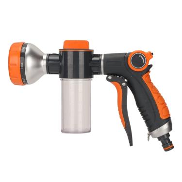 Imagem de Pulverizador de espuma de água de jardim Máquina de pulverização de água multifuncional de alta pressão com 8 modos para material ABR de jardinagem agrícola e de casa ABP TPR (フロントトリガー)