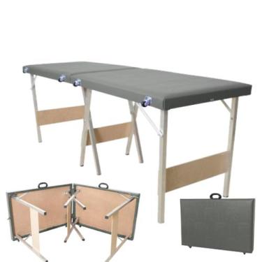 Imagem de Maca Dobrável Portátil Maleta Premium 240KG Massagem/Estética/Depilaçã