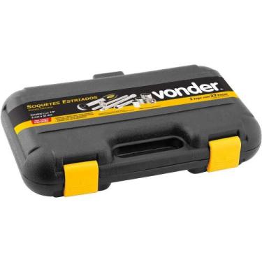 Imagem de Jogo de Soquetes Estriados 1 2pol 22 Peças Vonder Tarugão