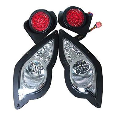 Imagem de BeAcc Kit De Iluminação Led Yamaha - Compatível Com Yamaha Drive G29 2007 E Posteriores, Faróis E Lanternas Traseiras Com Chicote Elétrico Atualizado