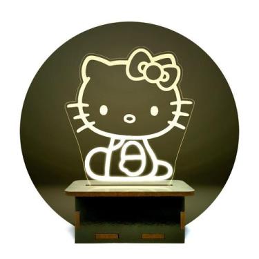 Imagem de Mini Luminária Gatinha Hello Kitty - ShopC