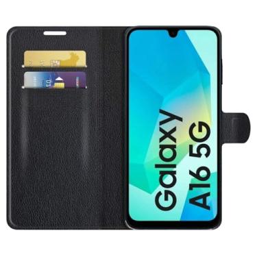 Imagem de Capa Carteira Para Samsung Galaxy A16 A16 5g Case Flip Couro Premium, Suporte Dobr�vel...