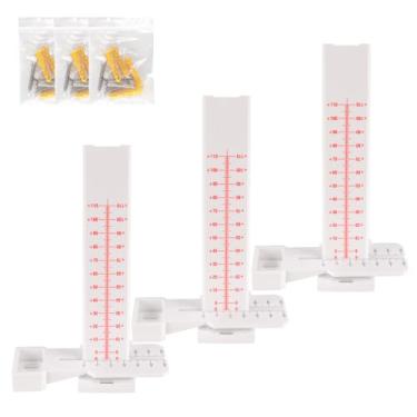 Imagem de Monitor de rachaduras indicador de deslocamento para concreto, medidor de monitoramento de rachaduras, medição de rachaduras de rastreamento de movimento horizontal e vertical, ideal para monitorar