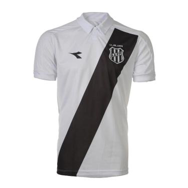 Imagem de Camisa Polo Diadora Ponte Preta Jogo1 Torcedor 2025-Masculino