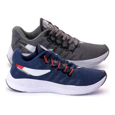 Imagem de Kit 2 Tenis Masculino Infantil Escola Academia Treino Macio Original O