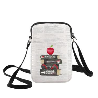 Imagem de WZMPA Bolsa tiracolo Twilight Edward Cullen & Bella Swan Fans Gift Twilight Edward Bolsa de ombro Bella Swan Merchandise, Twilight-cb