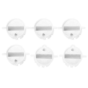 Imagem de 6pcs Copo de Plástico Surfboard Surf Surf Fin Plug G5 Caixa de Barbatana e Tecla Parafuso (Branco)