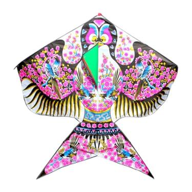 Imagem de Aymzbd Enorme pipa esportes pipa atividades ao ar livre em forma de desenho animado para férias de viagem de fazenda parque, 165x180cm