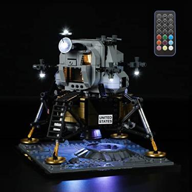 Imagem de GEAMENT LED Light Kit (Remote Control) Compatible with Lego NASA Apollo 11 Lunar Lander - for Creator 10266 (Model Set Not Included)