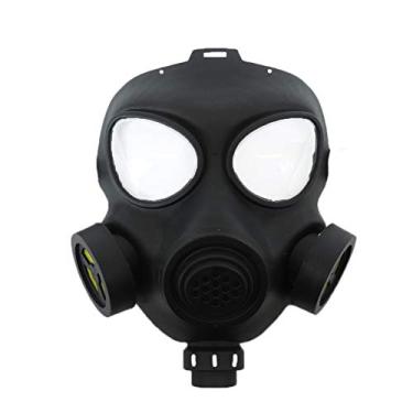 Imagem de NOVELTY GIANT WWW.NOVELTYGIANT.COM Adult Gas Mask Halloween Costume Accessory Gray (Black)