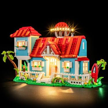 Imagem de LED Light Kit Compatible with Lego Lilo and Stitch Beach House Set, Creative Lighting Compatible with Lego 43268 (Lights Only, No Models)