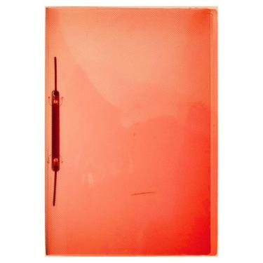 Imagem de Pasta Grampo Trilho Plástica Oficio Cristal - Colorida ACP Classificad