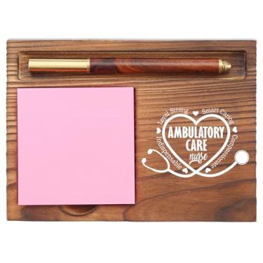 Imagem de Ambulatory Care Nurse Appreciation Gifts Inspirational Quote Healthcare Worker Medical Student Graduation Nursing Week Thank You Gift Desk Self Stick Note Pad Holders EDP202