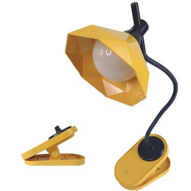 Imagem de Luminária De Mesa Com Garra Touch Articulável Diamante