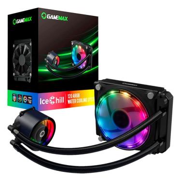 Imagem de Water Cooler Gamemax Ice Chill 120 Argb Intel/Amd 120Mm