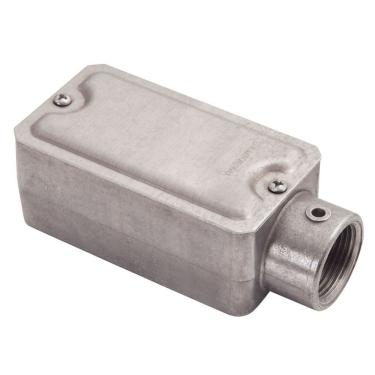 Imagem de Condulete Fixo 1/2" Tipo "e" - Com Tampa / Rosca Bsp / Sem Pintura Tramontina