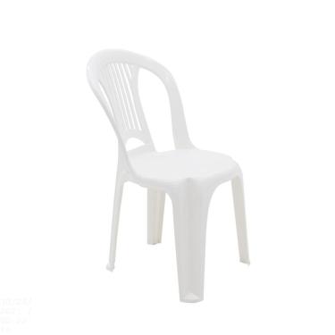 Imagem de Cadeira Tramontina Bistrô Atlântida Leve Em Polipropileno Branco Tramontina