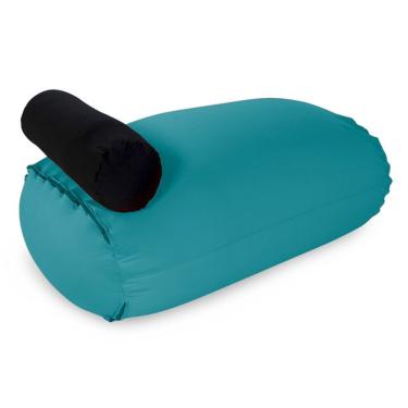 Imagem de Puff Kevin - Puff Com Apoio De Cabeça - Verde Jade