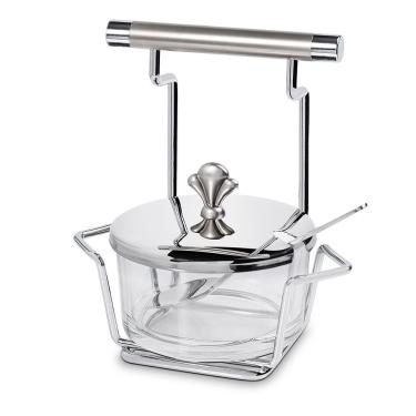 Imagem de Porta Condimento Argento Com 3 Peças Aço Inox Brinox