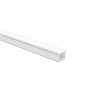 Imagem de Perfil De Sobrepor Para Fita Led Taschibra Vertex 20 Com 1 Metro Branco