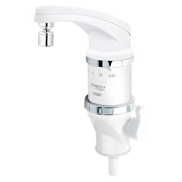 Imagem de Torneira Elétrica Fame Elegance 4 Temperaturas Super Potente De Bancada Branca 220v