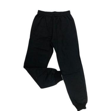 Imagem de Calça Infantil Moletinho Felpado - Wju Jeans, 4, Preto