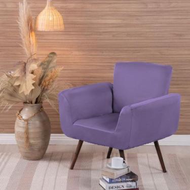 Imagem de Capa Poltrona Opala Decorativa Sala Recepção Quarto Escritório - MeuLa