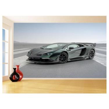 Imagem de Papel De Parede 3D Carro Lamborghini Aventador 3,5M Car185 - Você Deco
