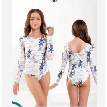 Imagem de Maio infantil manga longa azul e branco - VALERIAMODAPRAIA, 12 ANOS