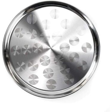 Imagem de Travessa /Bandeja Redonda 2.5x33cm Aço Inoxidável N240195-1-Quanhe