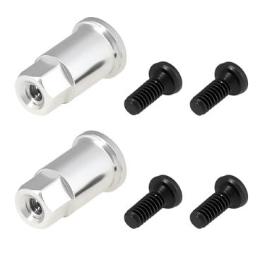 Imagem de Create idea 2 peças 10 mm RC Carro Roda Dianteira Hex Hub Drive Adaptador Compatível com LDRC AE86 A86 A86P LD1801 1/18