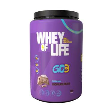 Imagem de Whey protein concentrado go3 - pote 900g, CHOCOLATE BELGA