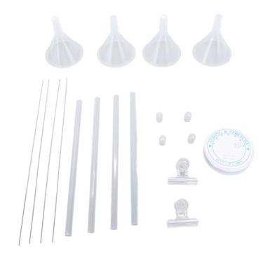 Imagem de Kit de ferramentas de miçanga de barro Kit de alta eficiência Kit de fabricação de jóias profissionais para criação de colar de pulseira com 4 funis 4 agulhas 4 Material de ferro