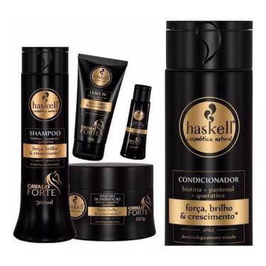 Imagem de Kit Haskell Cavalo Forte Anti Queda 5 Produtos P