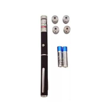 Imagem de Laser Pointer Lanterna Luz Verde Potente 5 Ponteiras - Laiser Point