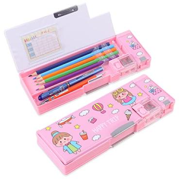 Imagem de LilyBeauty Estojo Multifuncional Pop-Up Para Meninos E Meninas, Organizador De Canetas Com Desenho Animado Fofo Apontador, Agenda, Material Escolar, Melhores Presentes Aniversário Crianças Adolescen