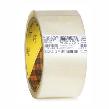 Imagem de Fita Empacotamento Scotch 3M Transparente 45mmx45m, UNICA