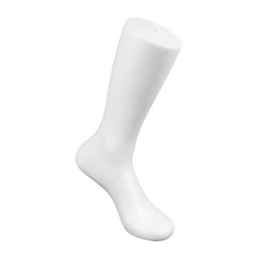 Imagem de MERIGLARE Exibição de pés de manequim de meia para crianças, modelo de pés falsos, vitrine, loja, suporte para modelo de pé, exibição de calçados para, Branco 37cm