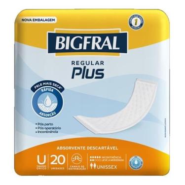 Imagem de Absorvente Bigfral - Tamanho Unico 20un