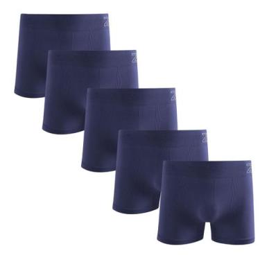 Imagem de Kit 5 Cuecas Boxer Masculina Microfibra Sem Costura Zee Rucci Premium 