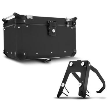 Imagem de Baú Moto Alumínio Top Case 48 Litros + Base de Fixação Super Adventure