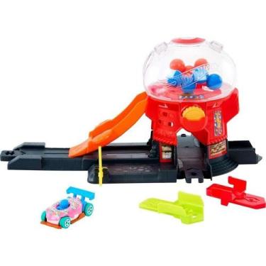 Imagem de Jbm62 hot wheels pista de brinquedo loja de doces - MATTEL